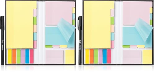 Mr. Pen- Transparent Sticky Notes Set, 760 Pack - color: Pastel 2, size: 1 Set (Pack of 2)