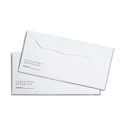 Christmas Offering Envelopes for Church | 3" x 6 5/16" | Pack of 100