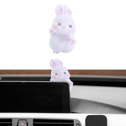 Rabbit Car Dashboard Decoration, Cute Auto Interior Accessories - size: Rabbit