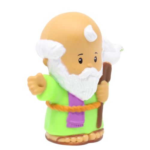 Fisher-Price Replacement Part for Collectible Little People Noah's Ark Zoo Safari Jungle Animals Playset JLV11 - Replacement Noah Figure