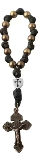 Intercession Paracord Decade Rosary - color: Bronze