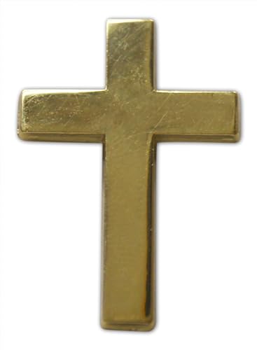 4-Piece Religious Mixed Crosses, Praying Hands, & Dove Lapel or Hat Pin & Tie Tack Set with Clutch Back by Novel Merk