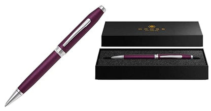 Cross Foundry Metallic Purple with Chrome Appointments Ballpoint Pen - color: Purple