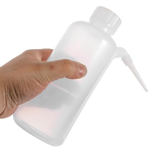 PRETYZOOM Communion Cup Filling Bottle Set 5 pack Squeeze Condiment Bottles with Side Straw Reusable Plastic Sauce Dispenser for Ketchup Mustard Salad Dressing Church Bbq Party Kitchen Prep