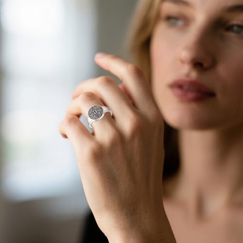 Seraphim Jewelry Set 925 Sterling Silver Guardian Angel Seraph Pendant Angel Wings Jewelry Christian Gifts for Women Men - color: Seraphim ring