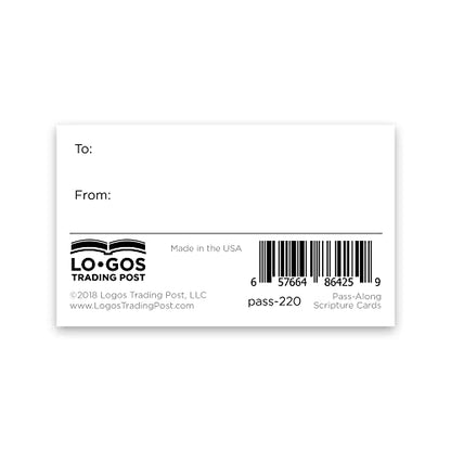 Logos Trading Post Psalm 27:1 Pass It On Scripture Cards, Pack of 25 - color: Psalms 27:1