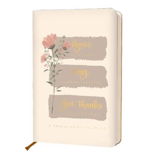 Inspirational Bible Verse Lined Journal Notebook for Women, Bible Journal - color: Multi 0341