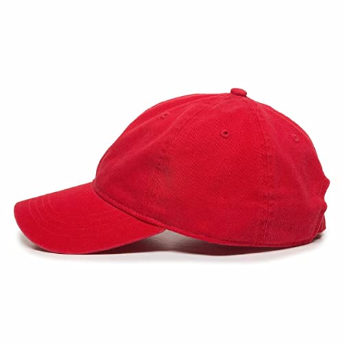 DSGN By DNA Say Mashallah Embroidered Hat Islamic Muslim Faith Inspired Cotton Baseball Cap Adjustable Dad Hat for Men&Women - color: Red