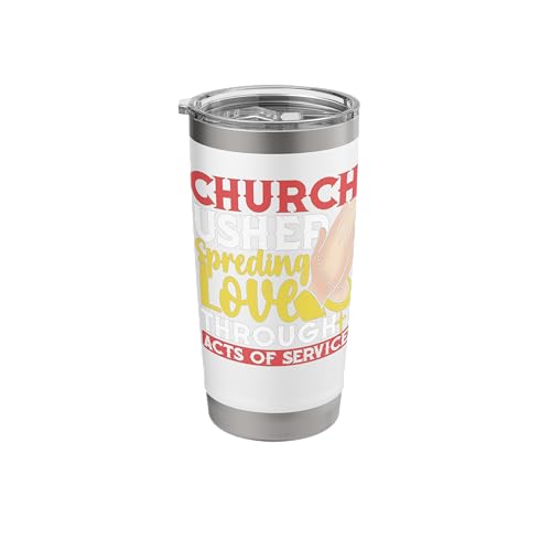 Church Usher Spreading Love Acts of Service Gifts Stainless Steel Insulated Tumbler