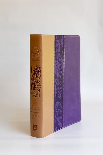 The KJV Study Bible, Large Print [Violet Floret]