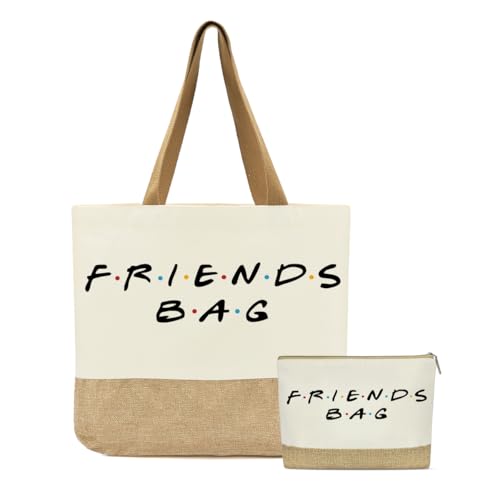 FriendsTote Bag, Funny gift Friend Tote bag, Best friend Makeup Bag, for Women Men Best Friends Birthday Gift - color: Friendsbag 0153