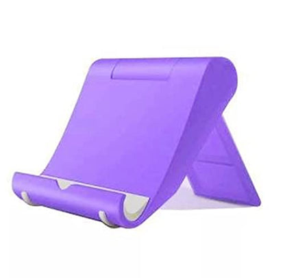 Cell Phone Stand, Desktop Holder for Smartphones, Phones & Tablets (Purple) - color: Purple