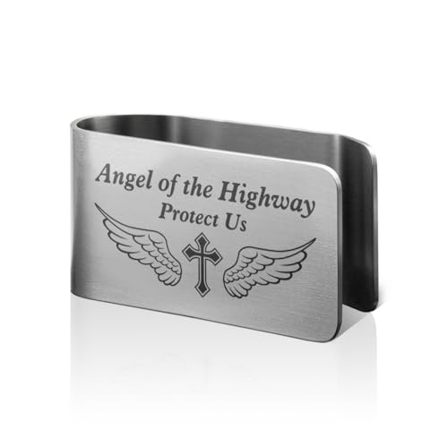 Guardian Angel Car Visor Clip, Christian Visor Clip for Men Women - color: Sliver16