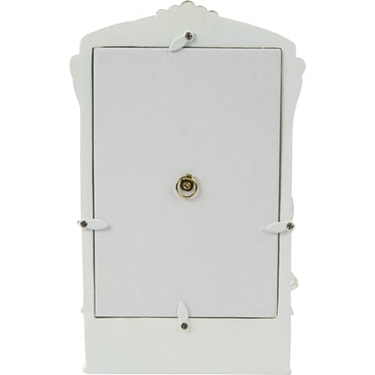 Precious Moments 252413 My First Communion Photo Frame with Storage Drawer and White Rosary, Resin and Glass Picture Frame, Holds 4 x 6 in Photo, Catholic Communion Gift