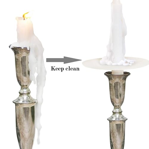Spell Candles Set of 20 Church Candles with Drip Protectors Religious