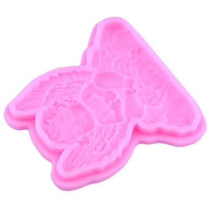 Angels Clouds Silicone Mold Cherubic Angels Fondant Mold