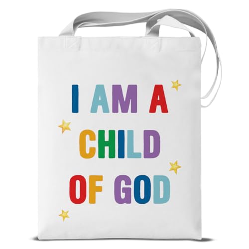 Christian Tote Bag Jesus Religious Reusable Bible Bags for Shopping Work Travel Church Christian Gift Totes - color: Tote-1