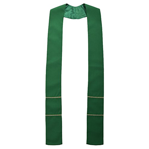 BLESSUME Church Pastor Mass Stole - color: Green