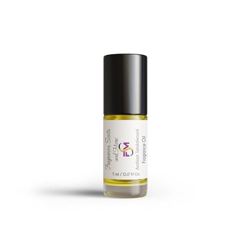 Arabian Sandalwood Fragrance Oil - 0.17 Fl Oz Glass Roll On (5ml) - size: 0.17 Fl Oz (Pack of 1)
