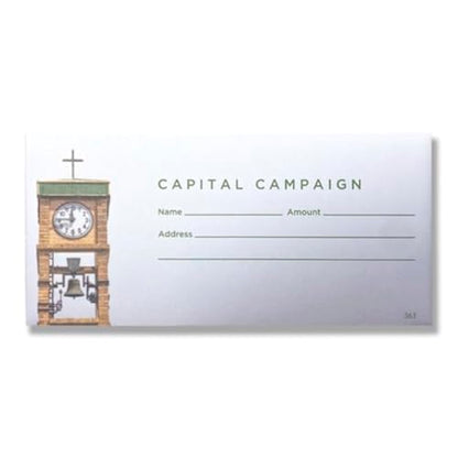 Capital Campaign Offering Envelopes for Church | 3" x 6 5/16"