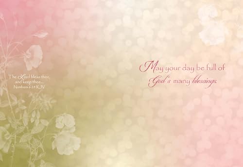 Birthday Blossoms Cards KJV, 12 Count