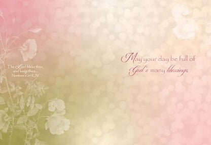 Birthday Blossoms Cards KJV, 12 Count
