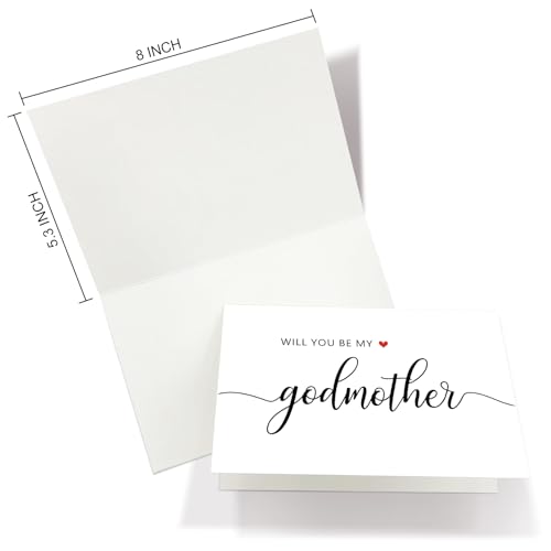 Nchigedy Will You Be My Godmother Card, Godmother Proposal Card, Godmother Request Asking Card for Women, Godmother Proposal Gift from Godchild - color: #1
