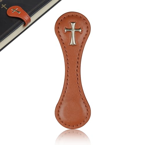 Magnetic Leather Bookmarks PU Leather Magnetic Bookmark Clips for Reading