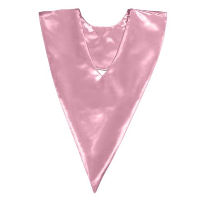 Unisex V-Shape Church Choir Stole with Cross for Adults Church - color: Pink, size: Gold Cross