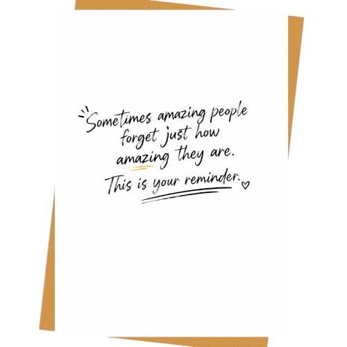 Encouraging Positive Affirmation Sentimental Gift Card - color: QY-151