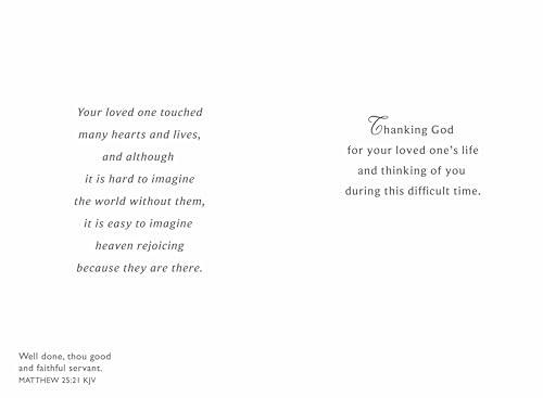 DaySpring - Sympathy - Dona Gelsinger - With Prayers And Sympathy - 4 Design Assortment with Scripture - 12 Boxed Cards & Envelopes - King James Version - size: 4 1/2" x 6 5/8"