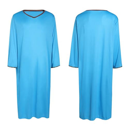Shepherd Joseph Costume for Men Adult Jesus Nativity Tunic Robe Middle East Biblical Times Cosplay Outfit - size: X-Large