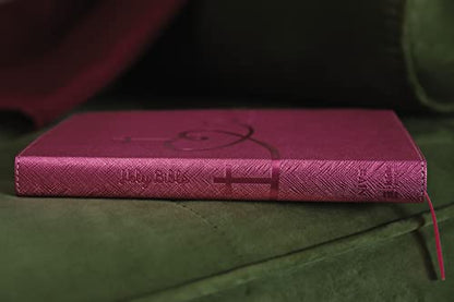 NIV, Bible for Kids, Leathersoft, Pink, Red Letter, Comfort Print: Thinline Edition (Easy-to-Read, Easy-to-Carry)