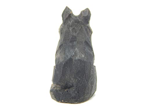 Selsela Hand-Carved German Shepherd Figurine - Miniature Dog Sculpture for Home Decor, Handmade Pet Lover Collectible, Garden Ornament Pet Lover Enthusiast Collectible - style: German Shepherd