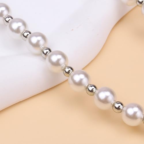 Pearl Cross Necklace Big Cross Pendants Necklaces for Women Chunky Pearl Necklace Gothic Cross Necklace Punk Vintage Cross Jewelry Women - style: Silver
