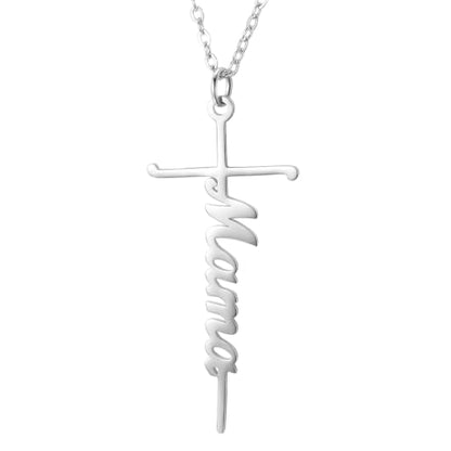 Lcherry Faith Cross Pendant Necklace for Women Religious Christian Jewelry Birthday Christmas Gifts for Women - style: 5-Mama