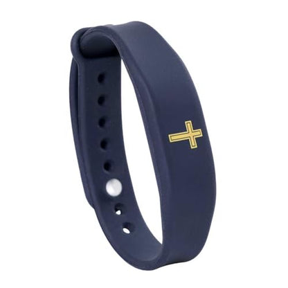 Daily Bible Verse Bracelet, jesus bracelets, Adjustable Inspirational Bracelet, christian bracelet,Christian Gift for Men and Women. - color: Black