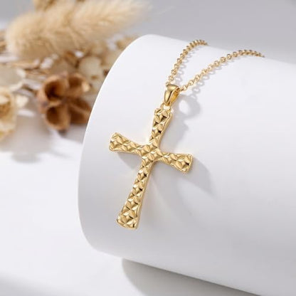 KQ&TTENG 14k Gold Plated Four Leaf Clover Necklace Irish Jewelry Wedding Anniversary Birthday Gifts for Women Wife Mom Girlfriend - color: A08