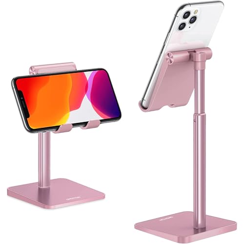 OMOTON CA02 Cell Phone Stand with Charging Hole for Desk Rose Gold - color: Rosegold