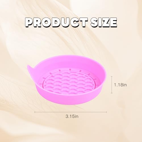 4PCS Car Cup Holder Coaster, Silicone Non-Slip Vehicle Cup Holder Insert Pads, Automotive Interior Insulation Drink Cup Mats Decor Accessories, Universal for SUV, Sedan, Truck (Pink) - color: Pink