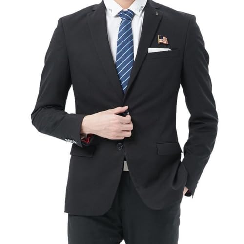 Boutonniere Suit Lapel Stick Brooch Pin - color: Brooch-silver A flag