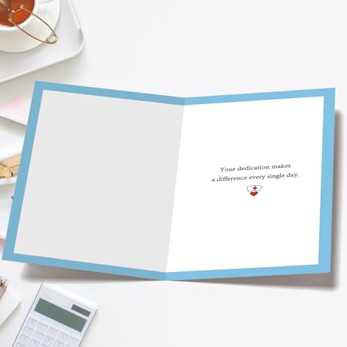 YiKaLus Happy Doctor’s Day Thank You Card for Him Her, Heartfelt Doctor Appreciation Gift for Physician, Medical Professionals, Hospital Staff - style: card 450