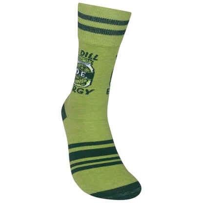FUNATIC Crazy Socks with Funny Sayings - Novelty Gift for Men, Women, Adult - color: Big Dill Energy