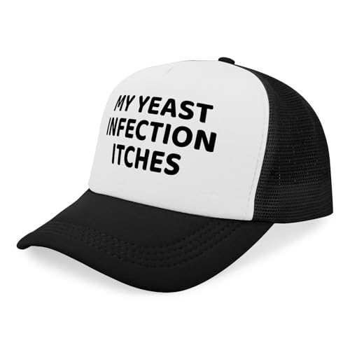 Black Trucker Hat with Funny Saying, Funny Hat for Men & Women - color: Allblack-2