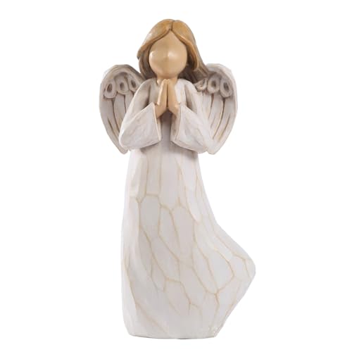 Decorative Praying Angel Figurine, 6 inch, Resin, Home Decor - color: Praying Angel