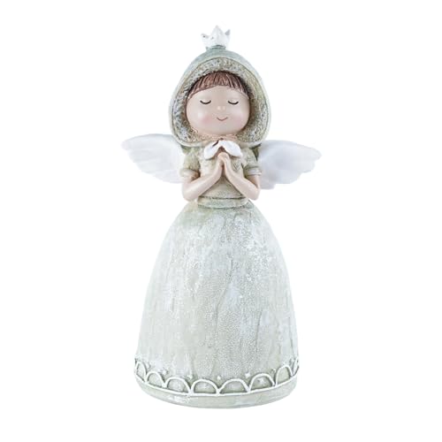 Guardian Angel Figurines Hand Painted Resin Angel Statue, Pray