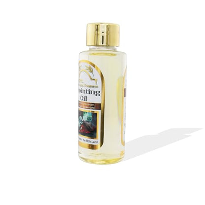 Bible Land Treasures Anointing Oil 2-Pack Bottles Set - Jeruslem of Gold -Frankincense, Myrrh & Spikenard & Temple - 50ml Each (1.69 fl oz) – Biblical Scents for Prayer & Worship from The Holy Land