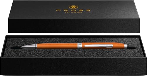 Cross Foundry Orange with Chrome Appointments Ballpoint Pen - color: Orange