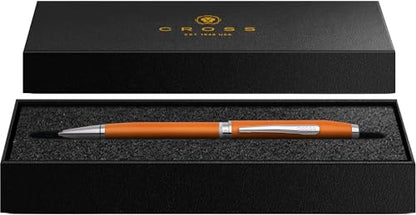 Cross Foundry Orange with Chrome Appointments Ballpoint Pen - color: Orange
