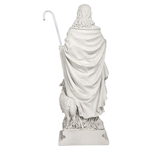 Design Toscano Jesus, The Good Shepherd Garden Statue: Large - size: 12 Inches Wide, 8 Inches Deep, 28 Inches High, style: Good Shepherd